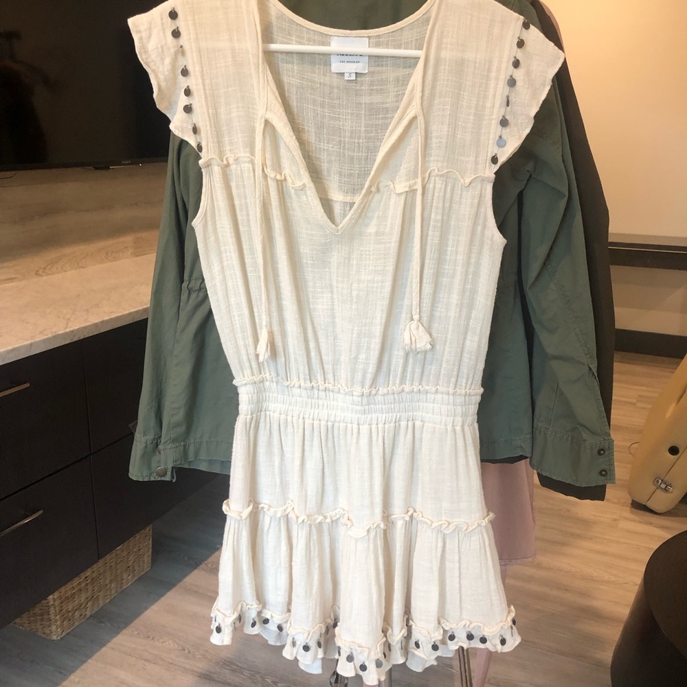 Misa Cream Mini Dress